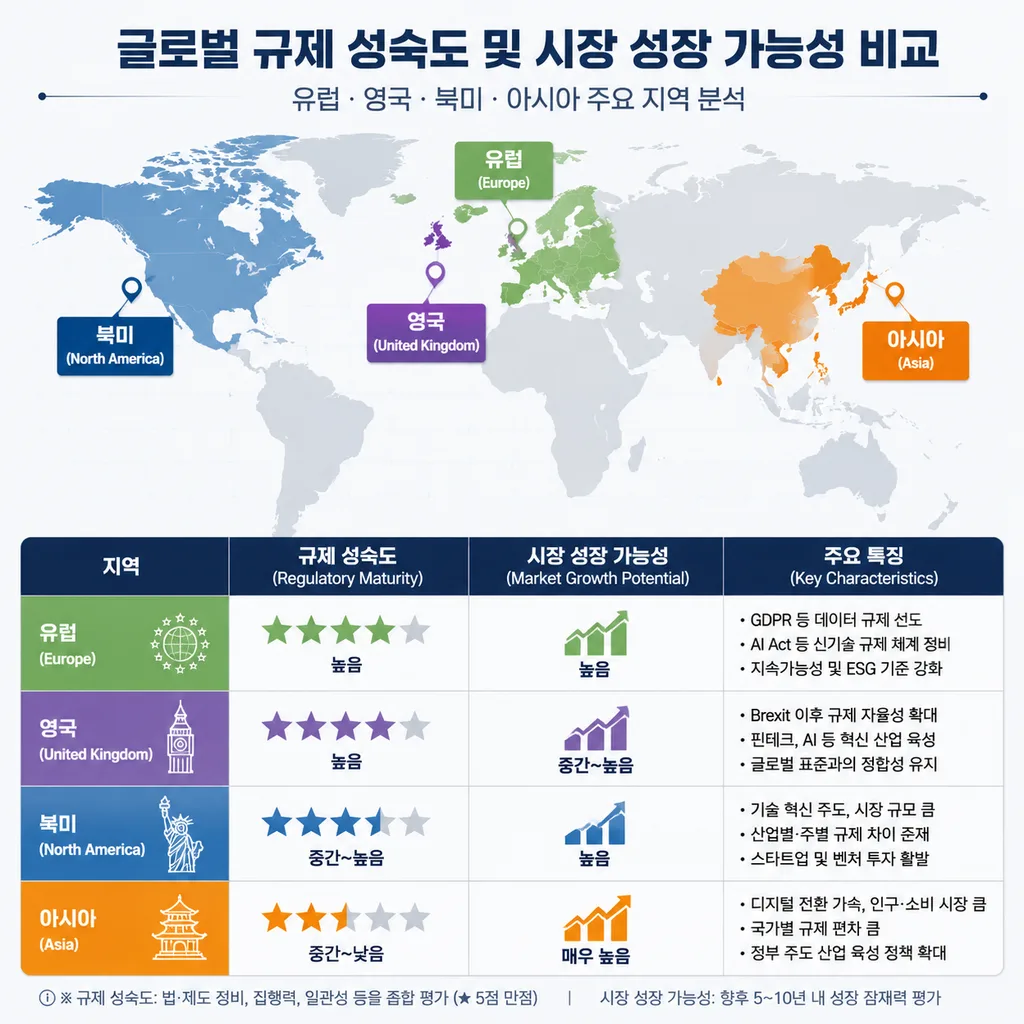 지역별 온라인 바카라 규제와 시장 환경 비교