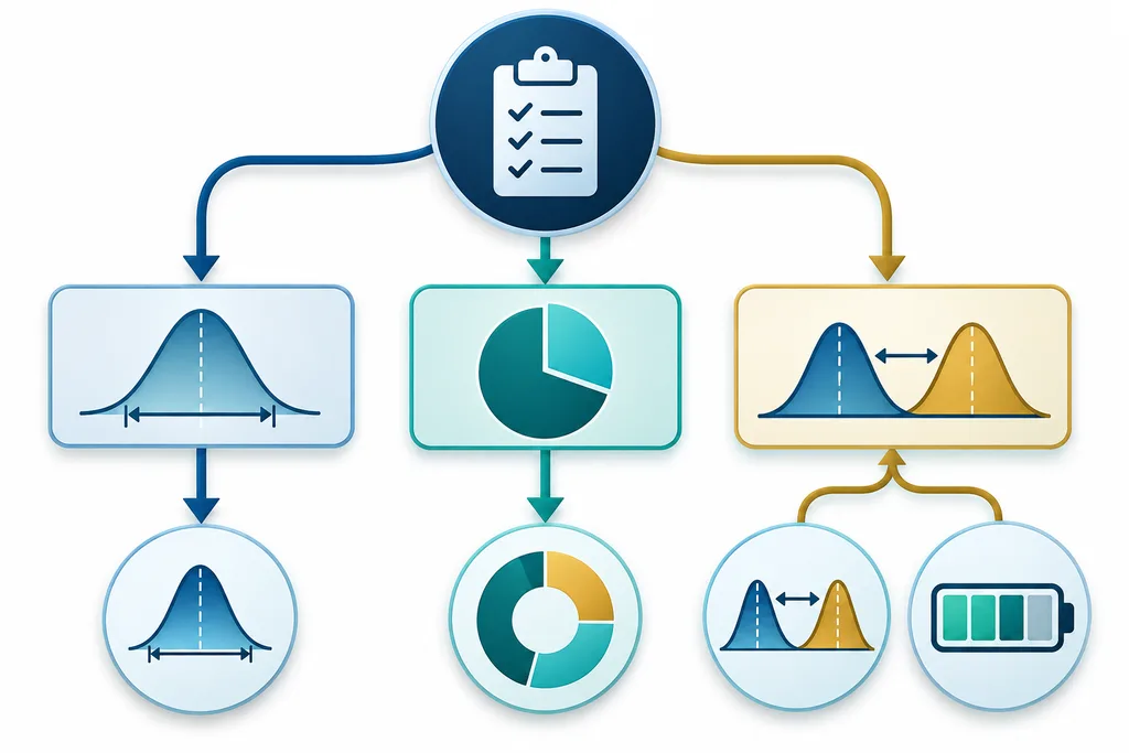 Flowchart for choosing sample size by research goal